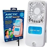 Преносим безжичен джобен вентилатор Arctic Air AAPKT с USB зареждане и лед дисплей, снимка 5 - Друга електроника - 45830116