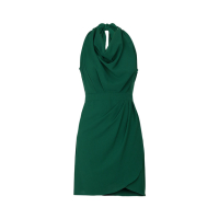 Елегантна дамска едноцветна рокля без ръкави, снимка 5 - Рокли - 45024818