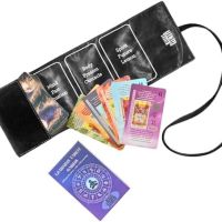 Нов Таро Комплект карти за Начинаещи + Черна Защитна Обвивка, снимка 1 - Други игри - 45641881