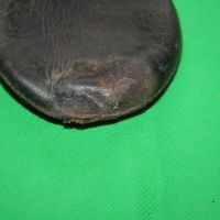 Стара кожена барутница (Б-008), снимка 2 - Антикварни и старинни предмети - 45695807