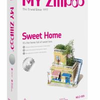  3D макет голям размер с растяща жива градина / My Zilipoo - Sweet Home 3Д макети, снимка 2 - Декорация за дома - 45467423
