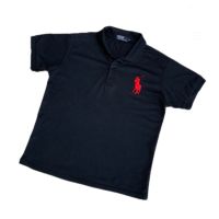 Мъжка тениска с яка Polo Ralph Lauren | S - M размер, снимка 2 - Тениски - 45088739