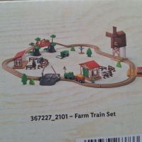 дървена игра железница и ферма, снимка 3 - Образователни игри - 45778635