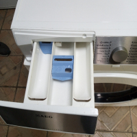 Комплект пералня и сушилня с термопомпа Aeg Protex Plus 8кг A+++  2 години гаранция!, снимка 3 - Перални - 44984742