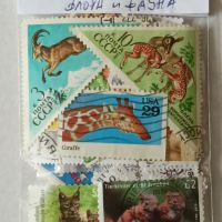 Колекция от 103 пощенски марки на тема Флора и Фауна, снимка 4 - Филателия - 45507792