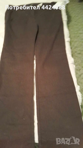 Дамските летни панталони в размер 40 са в кафяв цвят, което ги прави подходящи за различни поводи. Н, снимка 1