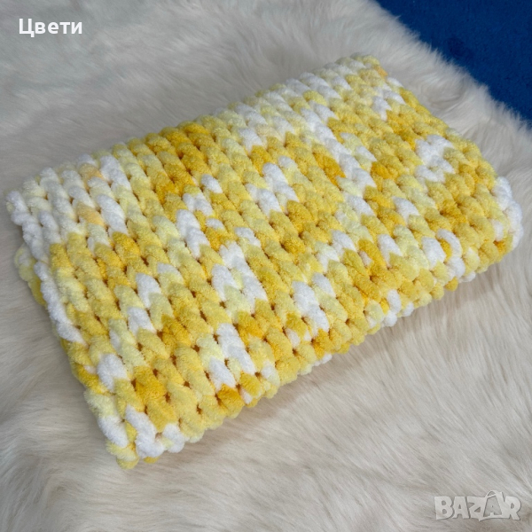 Ръчно плетено одеялце, снимка 1