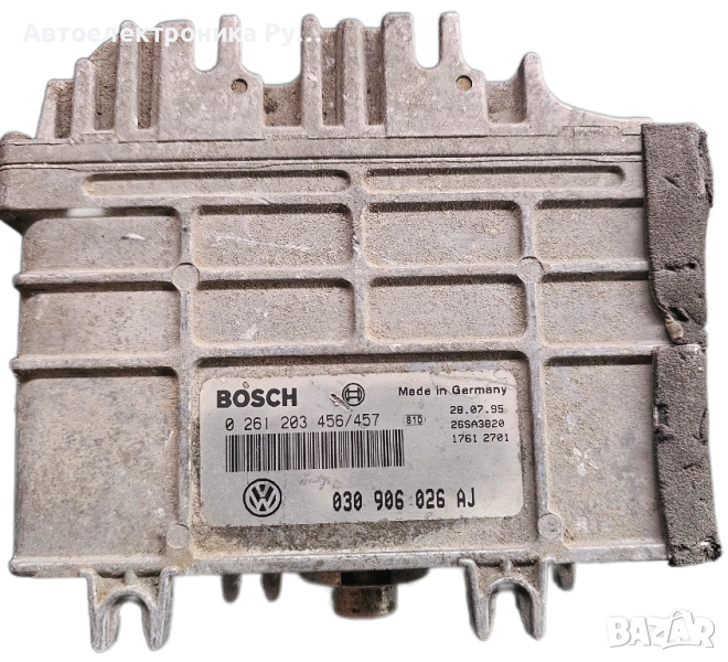 компютър VW VOLKSWAGEN POLO 1.3 ADX BOSCH, 0 261 203 456/457, 030 906 026 E, снимка 1