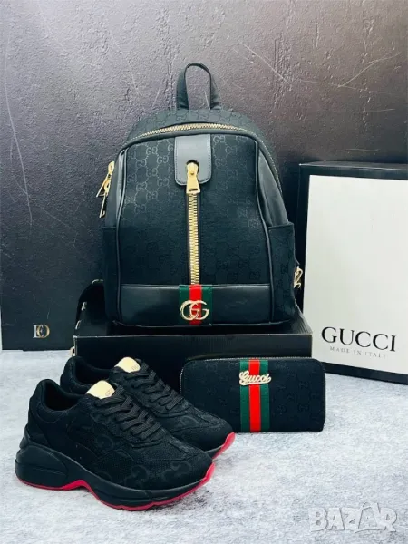 дамски маратонки чанта / раница и портмоне guess gucci , снимка 1