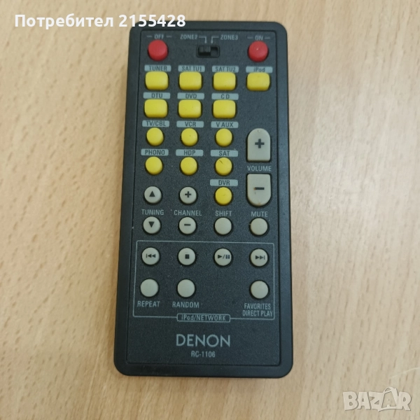 Оригинално дистанционно DENON RC 1106, снимка 1