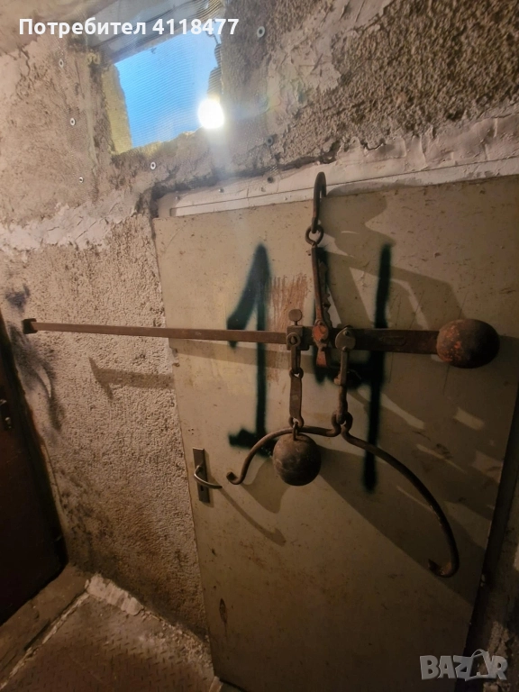 Продавам стар кантар с топузи, снимка 1