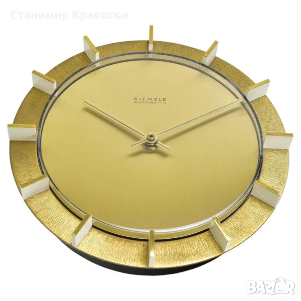 Kienzle Hollywood Regency Mid Century Germany clock 1960s, снимка 1