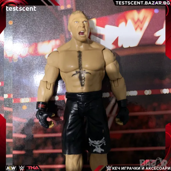 Екшън фигура WWE Brock Lesnar Брок Леснар Mattel figure играчка WWE UFC MMA , снимка 1