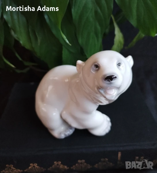 Статуетка бяло мече, ЛФЗ, снимка 1