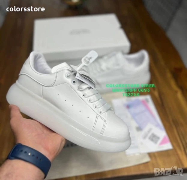 Мъжки бели кецове Alexander McQueen/BR72, снимка 1