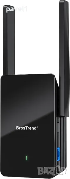 WiFi 6 Extender AX1500 Екстендер WiFi Booster, до 2000 кв.м и 40 устройства, снимка 1