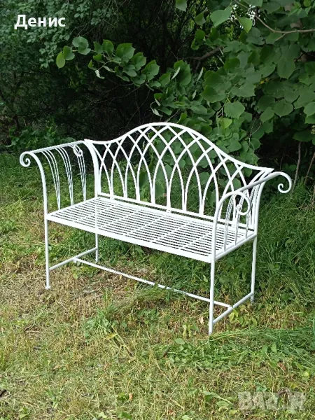 пейка метална бяла 25453, снимка 1