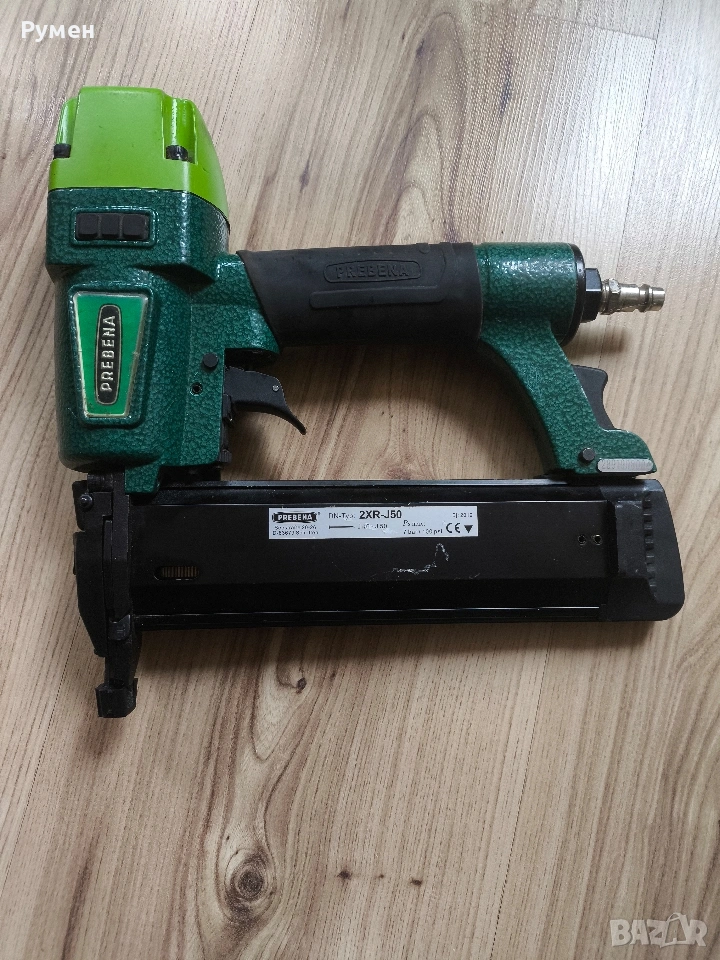 Универсален пневматичен такер за пирон игли PREBENA от 16 до 50 мм., снимка 1