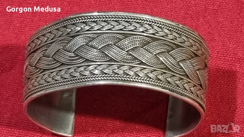 Vintage сребърна гривна , снимка 1