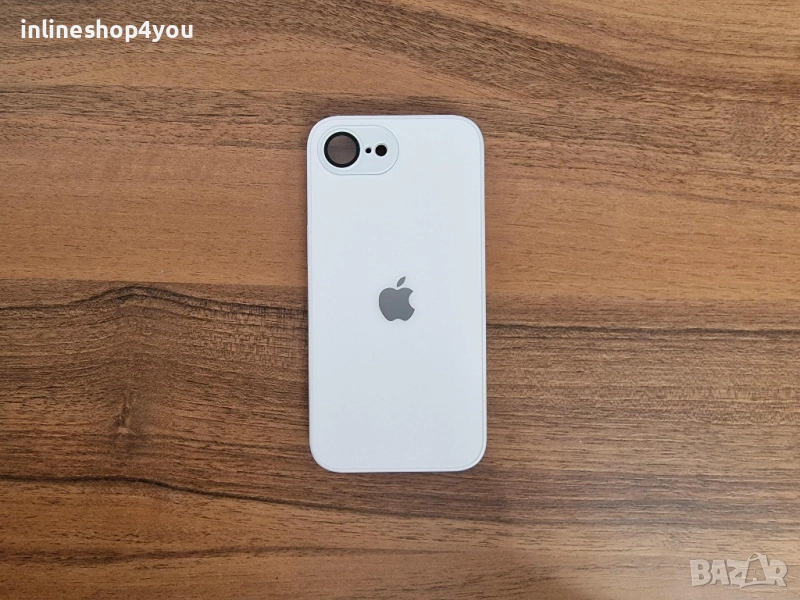 Матов Стъклен Кейс за Apple iPhone 16e - Различни цветове, снимка 1