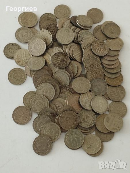 144 бр Соц монети 10 ст.по 1 лв.за брой., снимка 1