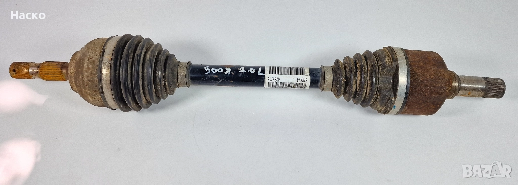 Лява Полуоска Пежо 5008 Peugeot 5008 2.0 BlueHDI 2009-2017, снимка 1