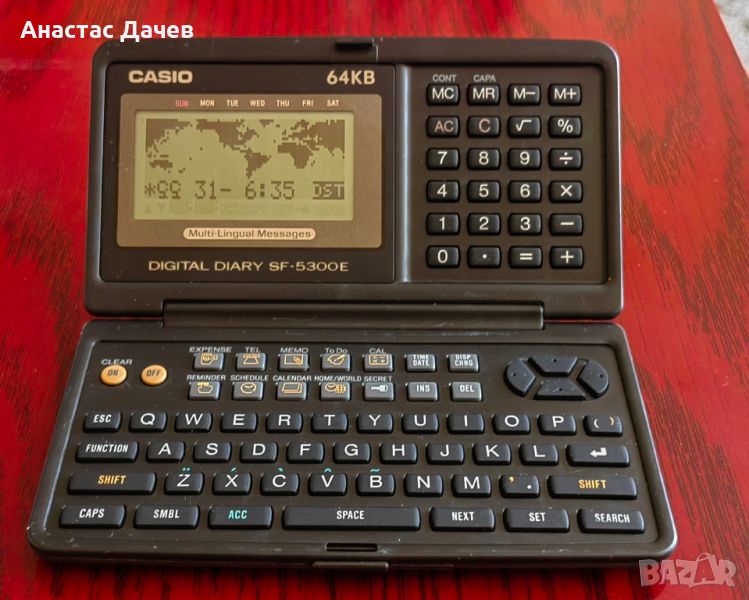 CASIO Multi - Lingual Messades 64KB DIGITAL DIARY SF-5300E, снимка 1