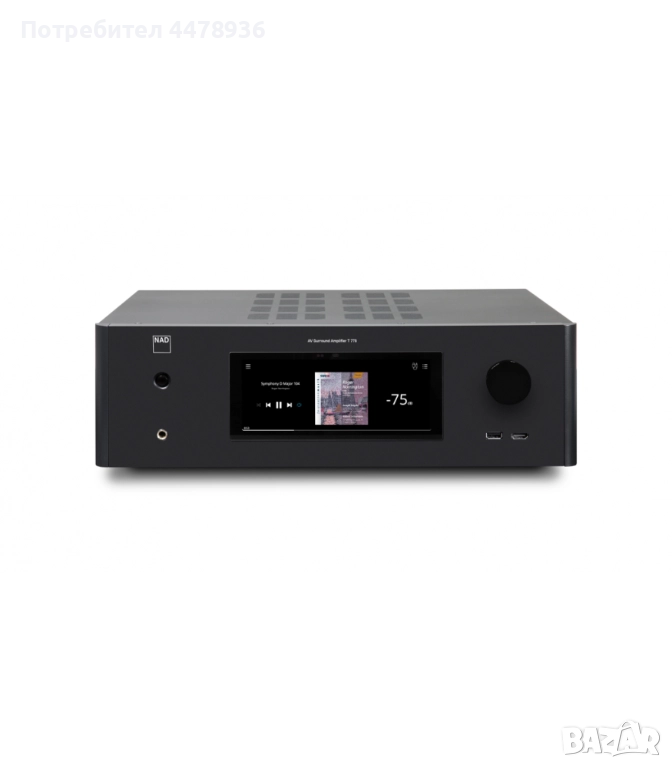 NAD T 778 - 9.2 канален мрежови аудио-видео ресийвър/усилвател с BluOS  , снимка 1