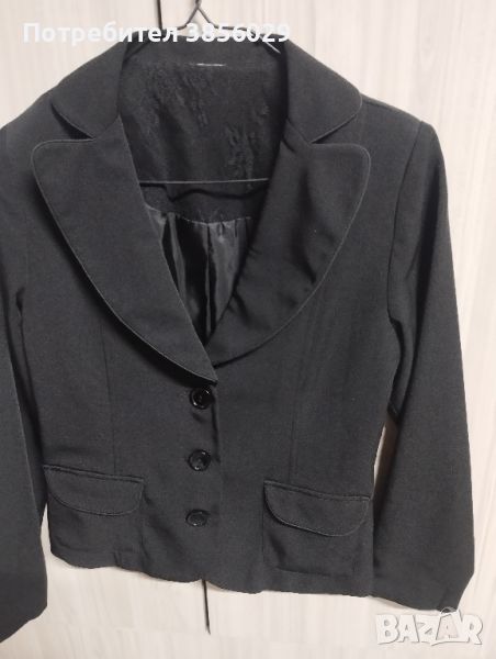 черно сако от фин плат, снимка 1