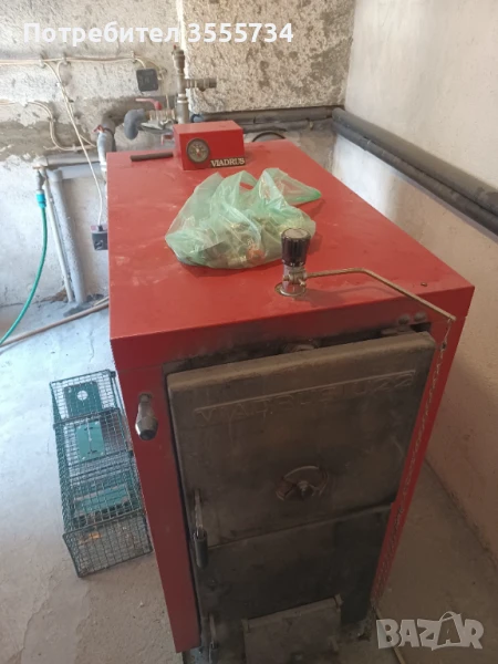 КОТЕЛ НА ДЪРВА И ВЪГЛИЩА VIADRUS U22, снимка 1