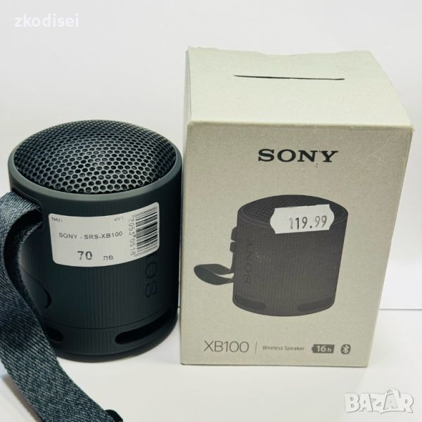 Bluetooth колона Sony - SRS-XB100, снимка 1