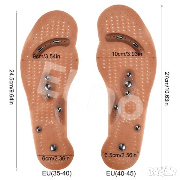 Магнитни масажиращи стелки , снимка 1