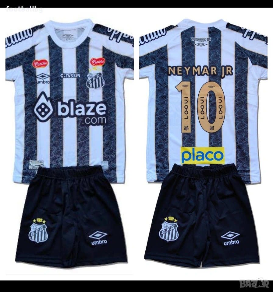 NEYMAR JR. ❤️⚽️ детско юношески футболни екипи НОВО САНТОШ сезон 2025-26 година , снимка 1