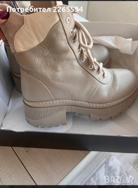 Дамски боти,39 номер,естествена кожа, снимка 1