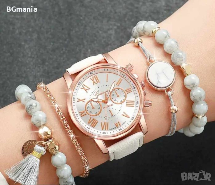 Дамски комплекти часовник с гривни различни цветове и модели, снимка 1