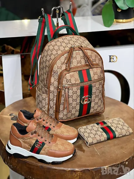 дамски маратонки, раница и портмоне  gucci tommy hilfiger , снимка 1