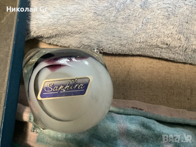 Преспапие кристал отличен състояние производство Германия ръчен изработка, снимка 5 - Декорация за дома - 54012893