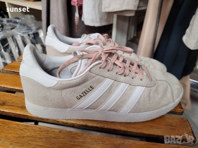 ADIDAS GAZELLE, бледорозови кецове- 39 новер, снимка 7 - Маратонки - 45978583