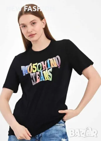 Дамски Памучени Тениски MOSCHINO , снимка 2 - Тениски - 46947000