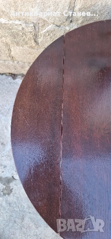 Винтидж дървена масичка, снимка 5 - Маси - 52617419