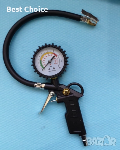 Аналогови манометри за налягане в гумите с пистолетна ръкохватка., снимка 2 - Аксесоари и консумативи - 52774297