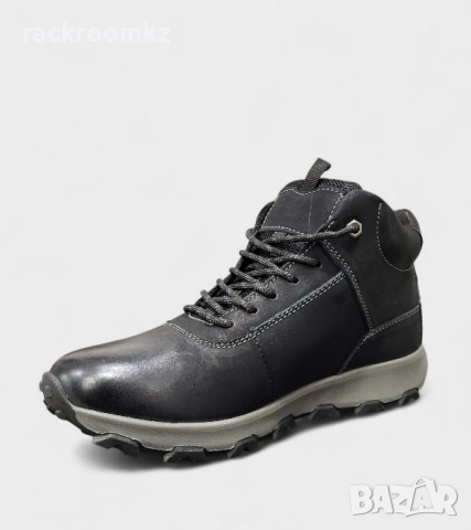Мъжки боти от естествена кожа с топла вата в черен цвят модел: K373-1 Black, снимка 2 - Мъжки боти - 52097751