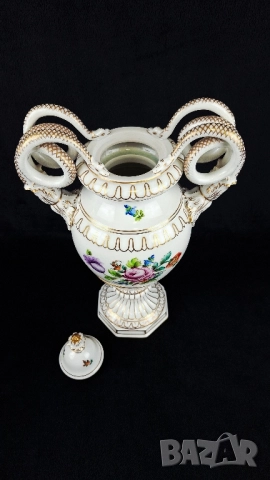 Ваза - Dresden, Carl Thieme Potschappel, снимка 7 - Вази - 52434477