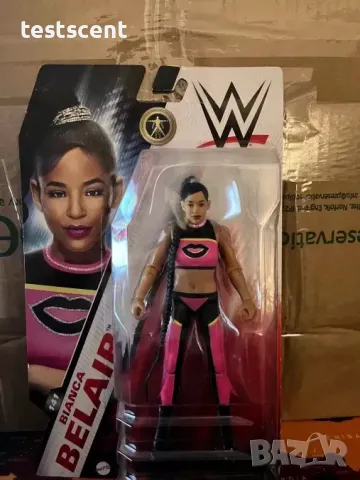 Екшън фигура WWE Bianca Belair Бианка Белеар Mattel Basic Series action figure играчка, снимка 4 - Фигурки - 49154270