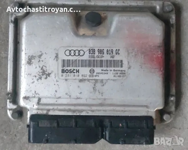 Компютър двигател Audi A3-8L, Vw Golf 4 1.9 TDI - 038 906 019 GC, снимка 1 - Части - 48393258