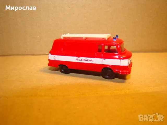 H0 1/87 BARKAS БАРКАС ПОЖАРНА МОДЕЛ КОЛИЧКА ИГРАЧКА, снимка 3 - Колекции - 48996715