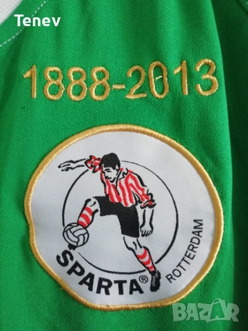 Sparta Rotterdam оригинална юбилейна тениска фланелка футболна Спарта Ротердам 125 години 1888-2013 , снимка 5 - Тениски - 52914197