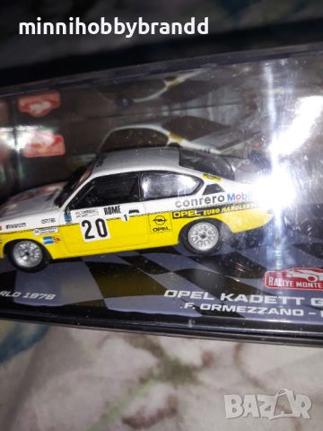 Fiat Abarth 131 Rally Opel Kadett GT/E Rally Monte Carlo 1.43  Eaglemoss . Top  top  models., снимка 10 - Колекции - 46703817