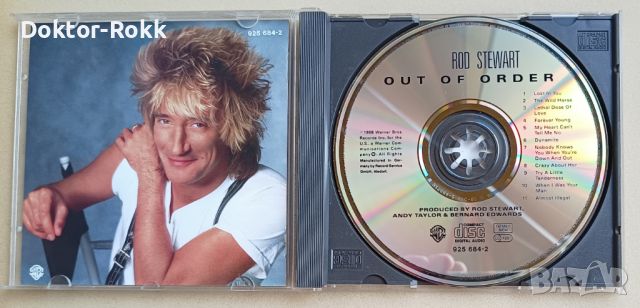 Rod Stewart – Out Of Order (1988, CD), снимка 3 - Аудио касети - 46761051