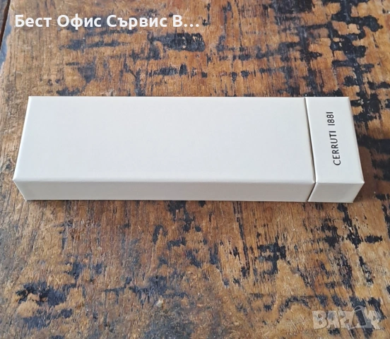 химикалка Cerruti 1881 Черути Oxford черен мат метална, снимка 10 - Ученически пособия, канцеларски материали - 53336671